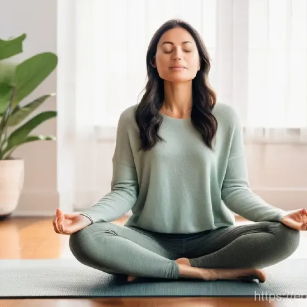 자연 처방 제도에서의 인기 요법 - **A serene morning ritual for holistic wellness.**
A woman in her late 20s to early 30s, dressed...